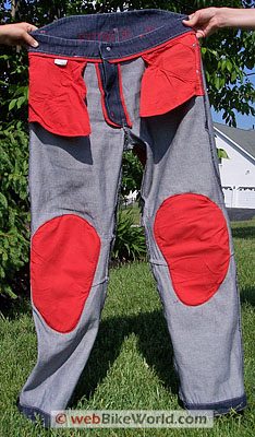 Esquad牛仔裤——防护内衬,前面