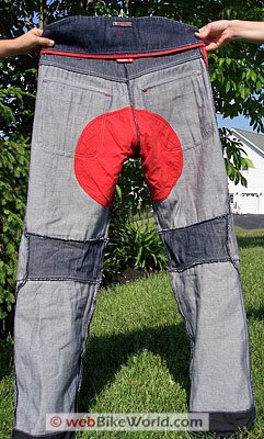 Esquad牛仔裤-内衬保护，臀部