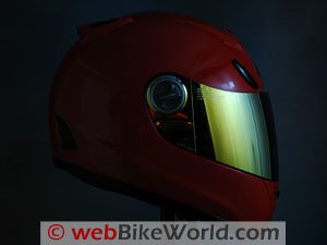 蝎子EXO-700 -红色，侧视图