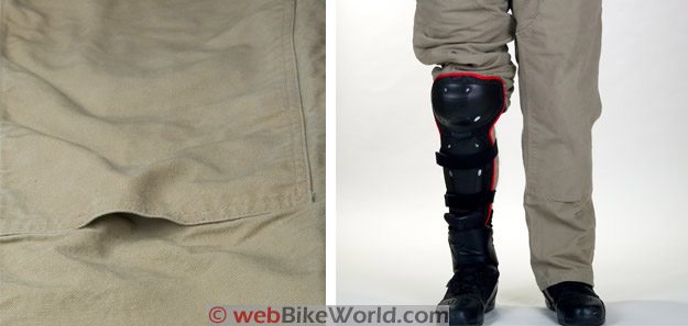 卡哈特牛仔裤与摩托车膝盖保护