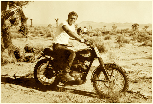 史蒂夫·麦奎因的1963胜利Bonnveille“沙漠雪橇”聪明的沙漠