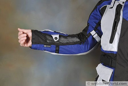 贝达夫-英国摩托车齿轮挑战者夹克-手臂排气
