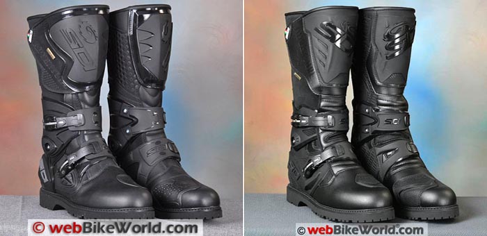 Sidi Adventure vs. Adventure 2 Gore-Tex Boots