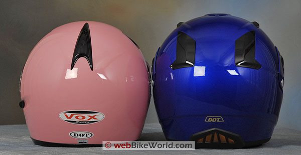 Vox头盔和Zox内华达-后视图