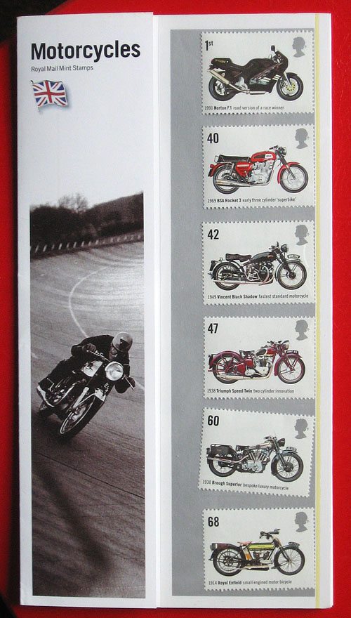 英国摩托车邮票-二五年