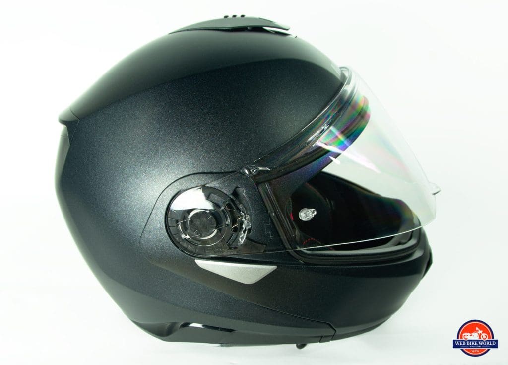 诺兰N100-5头盔与N-Com B901L安装。
