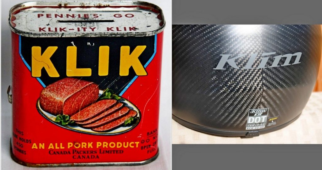 一罐Klik肉。