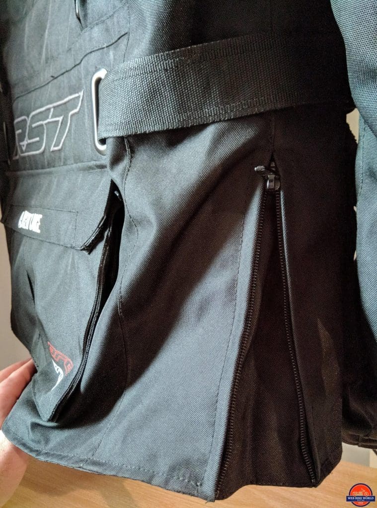 RST Pro系列冒险3纺织夹克腰部拉链和皮带