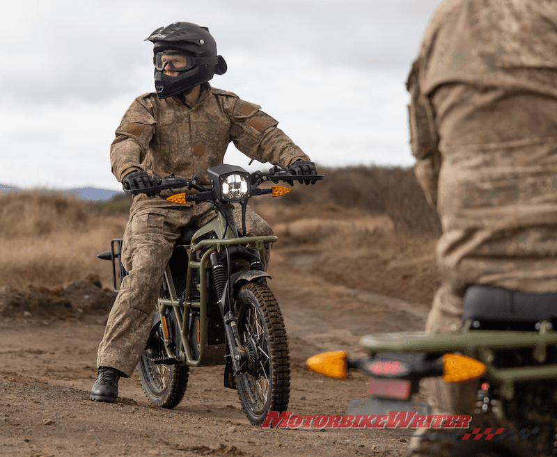 新西兰军队测试电动UBCO摩托车