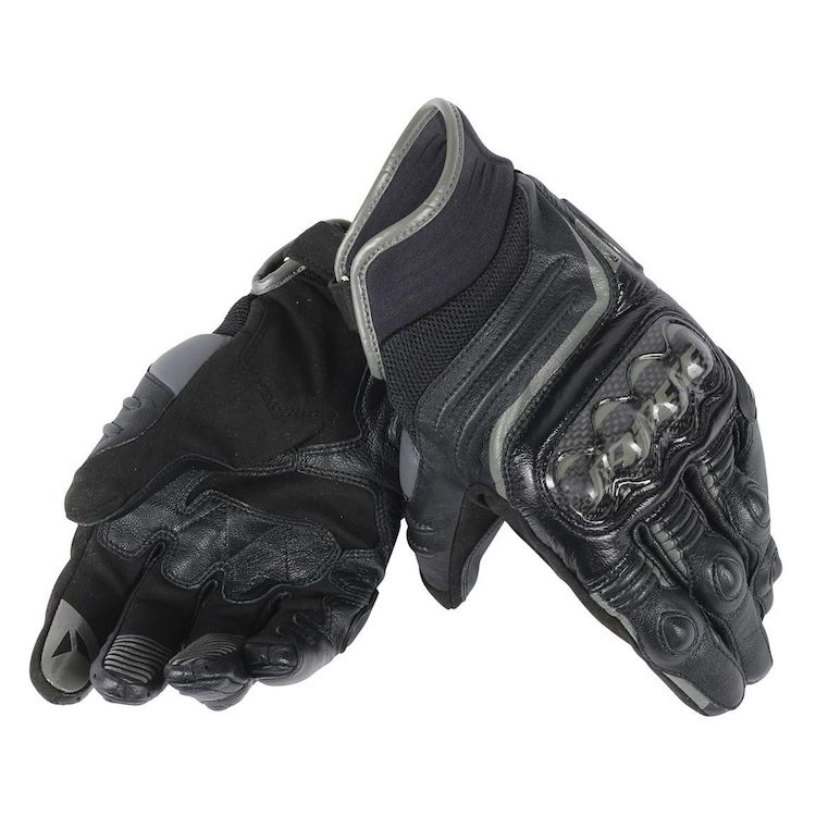 dainese碳d1短黑色手套