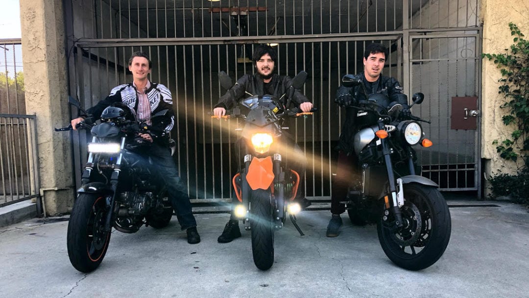 three riders promote the Riders Share rental Program