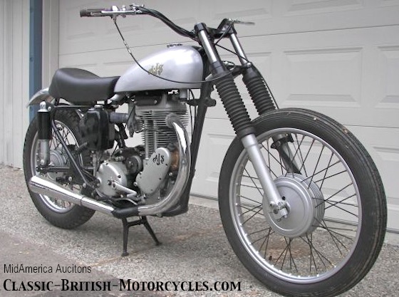 1955年AJS 18型，AJS摩托车，赛车，经典赛车，经典英国摩托车