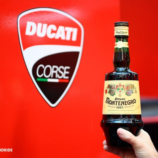 A view of the Ducati Corse and Amaro Montenegro collaboration in support of the 