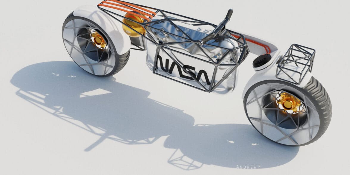 缓步类动物——空间的一个侧面摩托车从德国设计工作室Hookie概念