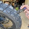 普利司通Battlax AdventureCross AX41后胎被测量在车库