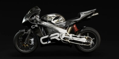 新的扶轮的视图引擎在豪华CR700W: ex-Norton racebikje精心设计,机械设计工程师,布莱恩Crighton (Crighton诺顿)