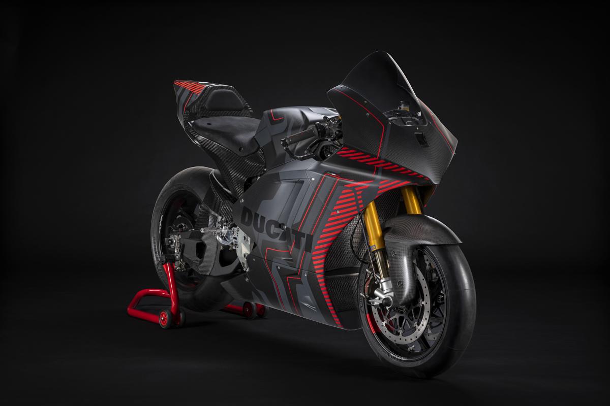Ducati的V21L原型，因为2023年Motoe的迭代越来越近。媒体来自Visordown。