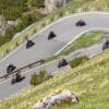 Ducatisti骑着他们的Multistradae。媒体来源杜卡迪相关新闻稿。