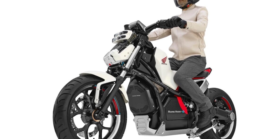 本田的自平衡自行车概念。媒体来源自终极摩托车。