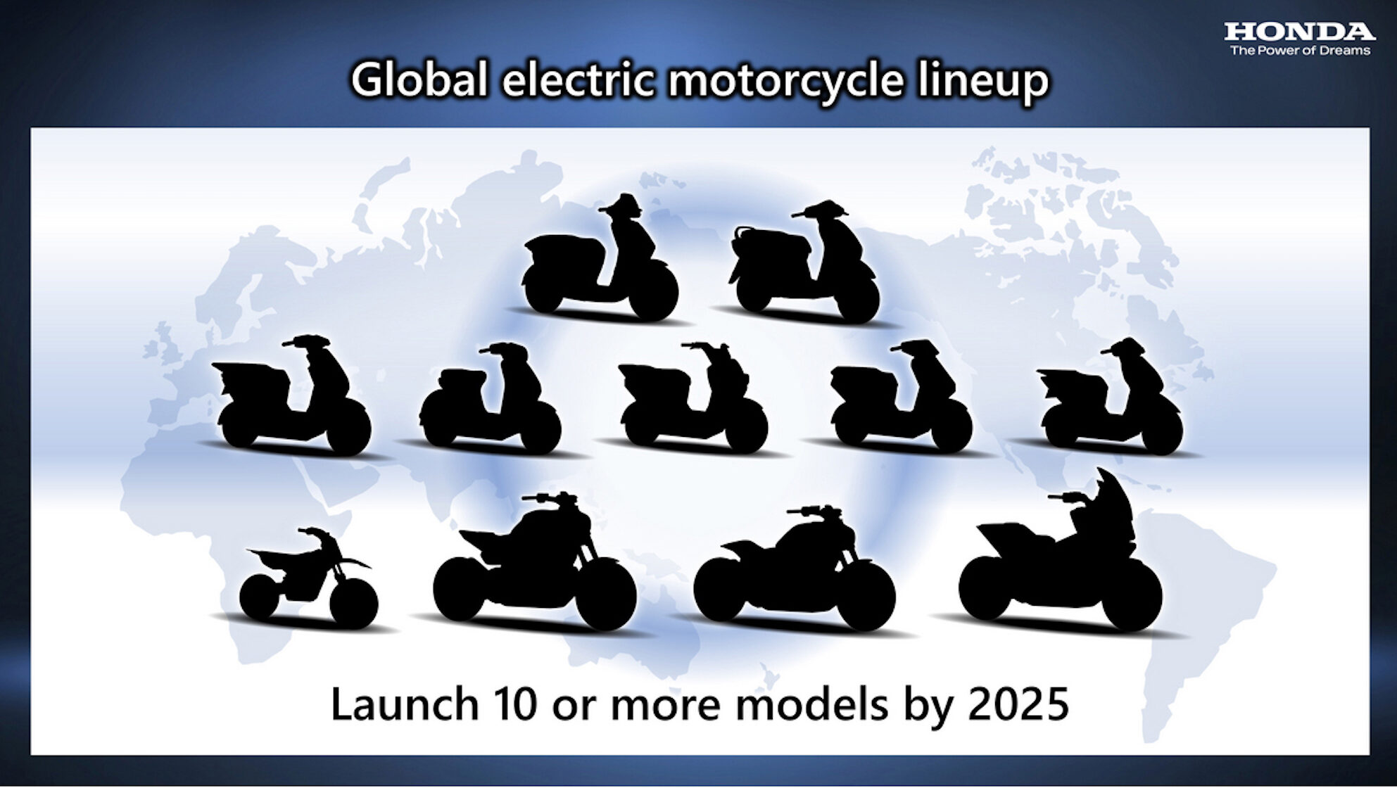本田计划在2025年之前发布10辆电动摩托车。媒体来源:Enduro21。