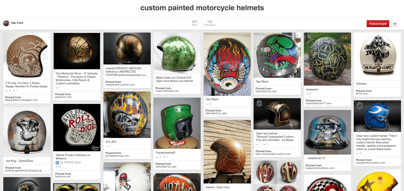 自定义画摩托车头盔