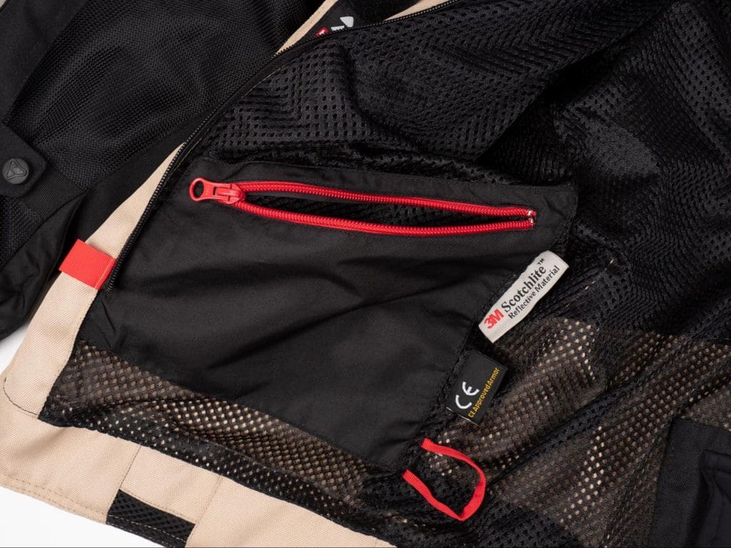 飞行员Motosport Elipsol空气3 m 3 m™Scotchlite™口袋内腰的夹克