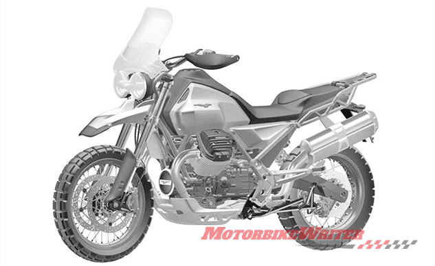 Moto Guzzi V85专利设计