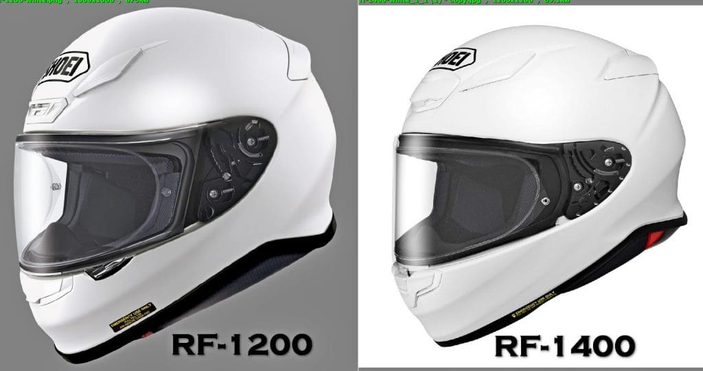 RF-1200和新RF-1400之间的一些区别在这张照片中很容易看到。