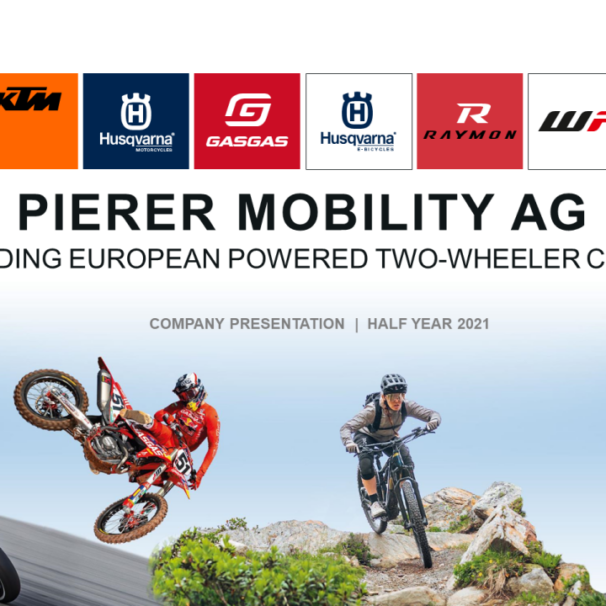 与KTM母公司Pierer Mobility公司相关的品牌视图